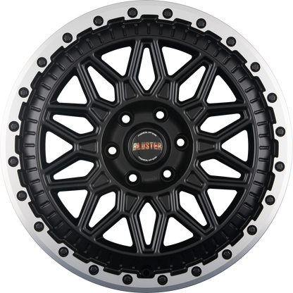 Fondmetal Bluster Matt Black Machined Lip Alufelge 9x20 Zoll ET35 LK 5x127 ML71.6