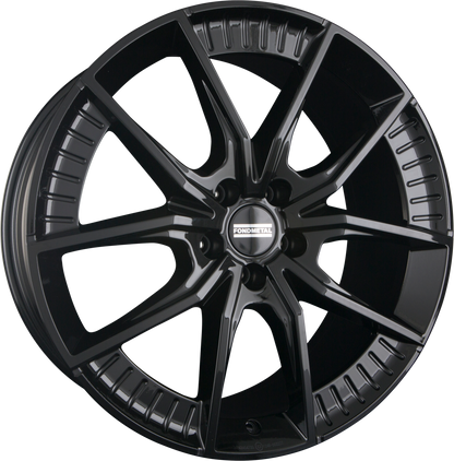 Fondmetal Elatha Glossy Black Alufelge 9.5x21 Zoll ET52 LK 5x112 ML66.6 – Bild 2