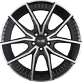 Fondmetal Elatha Glossy Black Machined Alufelge 8x18 Zoll ET26 LK 5x112 ML66.6