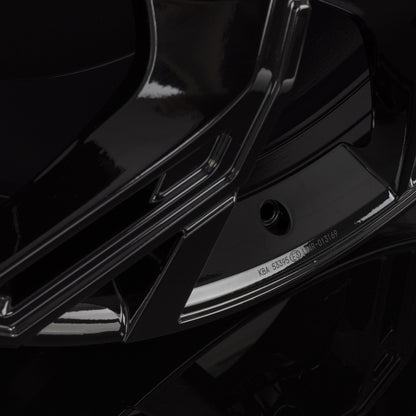 Fondmetal Atena Glossy Black Alufelge 10x22 Zoll ET18 LK 5x112 ML66.6 – Bild 4