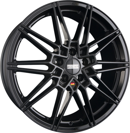 Fondmetal Thoe Glossy Black Alufelge 8x20 Zoll ET45 LK 5x112 ML66.6 – Bild 2