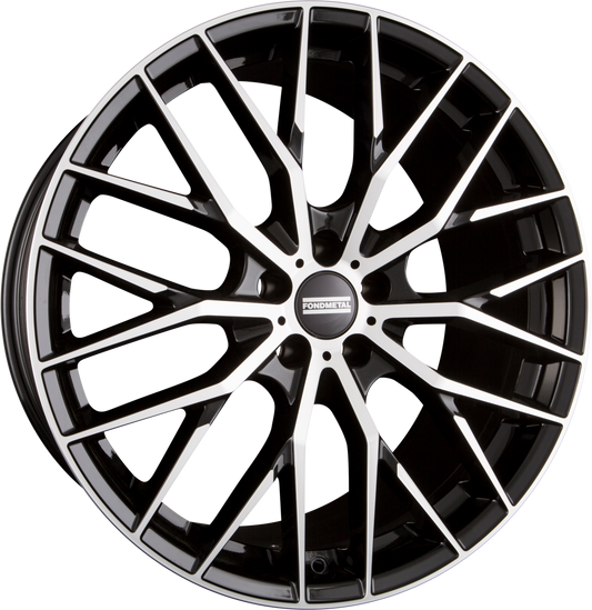 Fondmetal Makhai Glossy Black Machined Alufelge 9x20 Zoll ET26 LK 5x112 ML66.6 – Bild 2