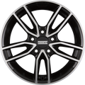 Fondmetal Koros Glossy Black Machined - Diamond Black Alufelge 7.5x18 Zoll ET40 LK 5x100 ML57.1