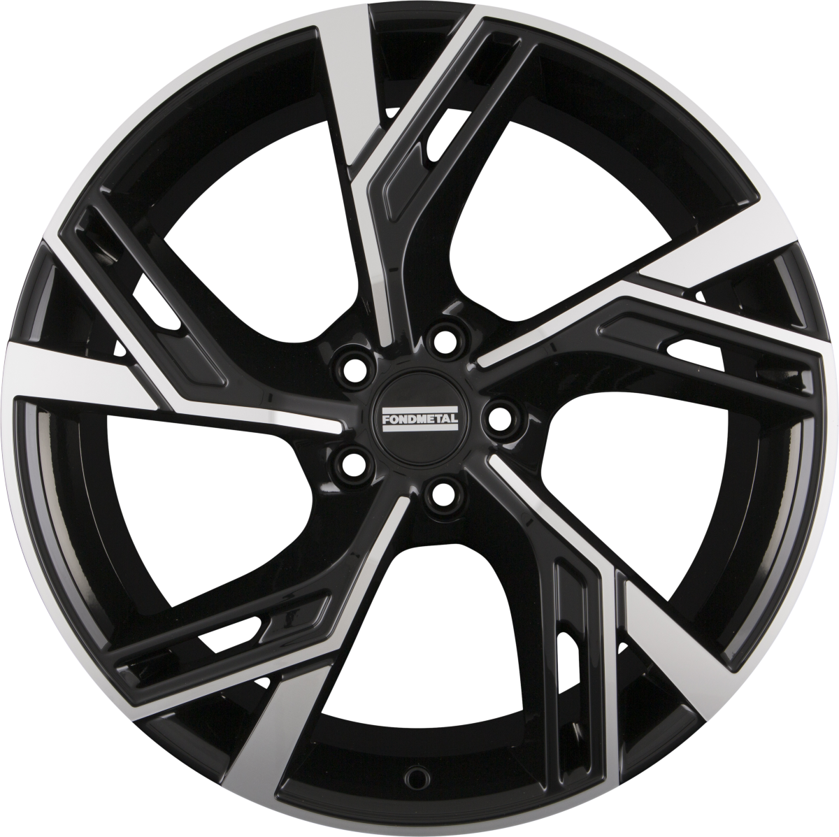 Fondmetal Atena Glossy Black Machined Alufelge 8x18 Zoll ET40 LK 5x100 ML57.1