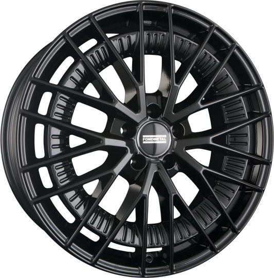 Fondmetal Kari Glossy Black Alufelge 8.5x20 Zoll ET50 LK 5x112 ML66.6 – Bild 2