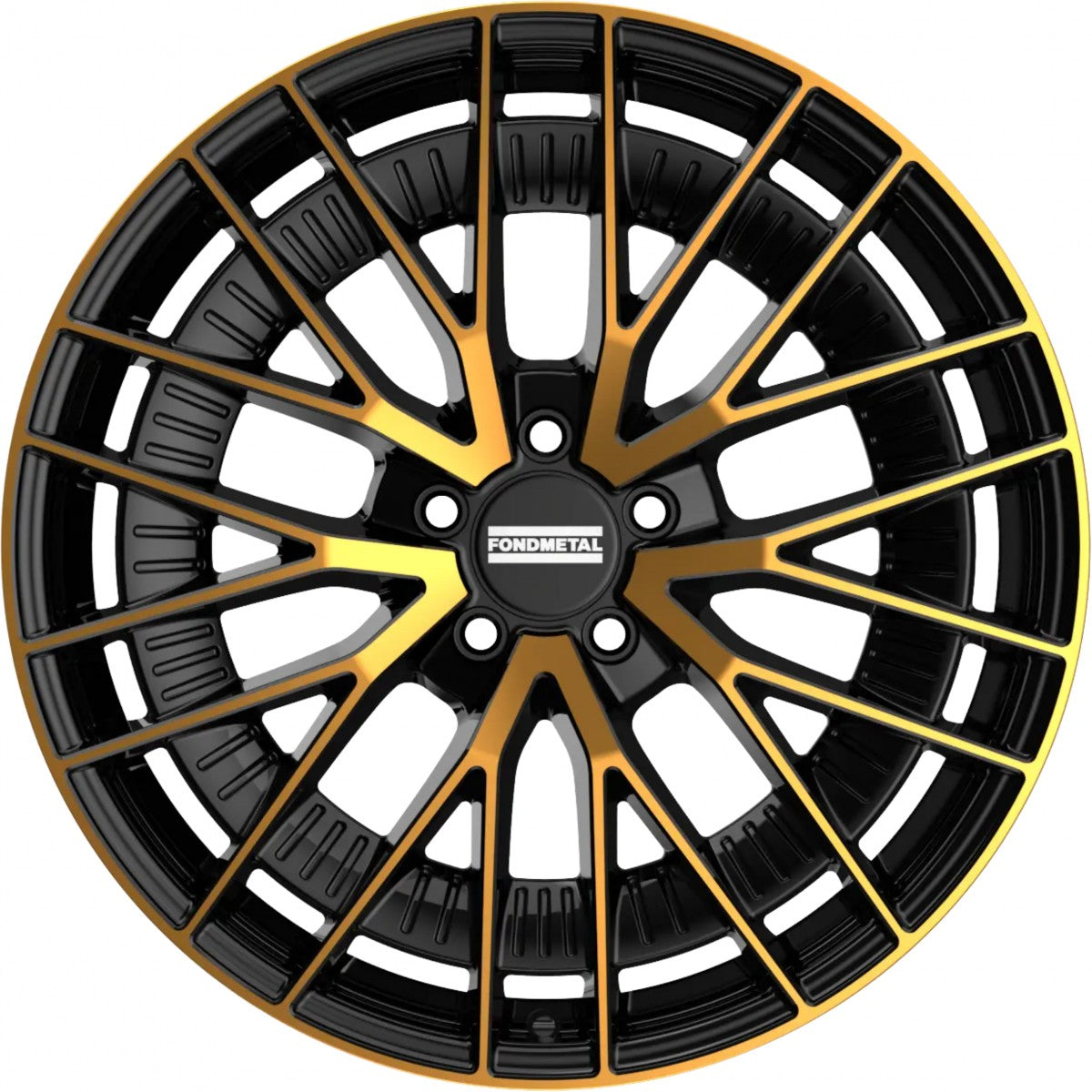 Fondmetal Kari glossy black bronze machined Alufelge 9.5x20 Zoll ET43 LK 5x112 ML66.5 – Bild 2