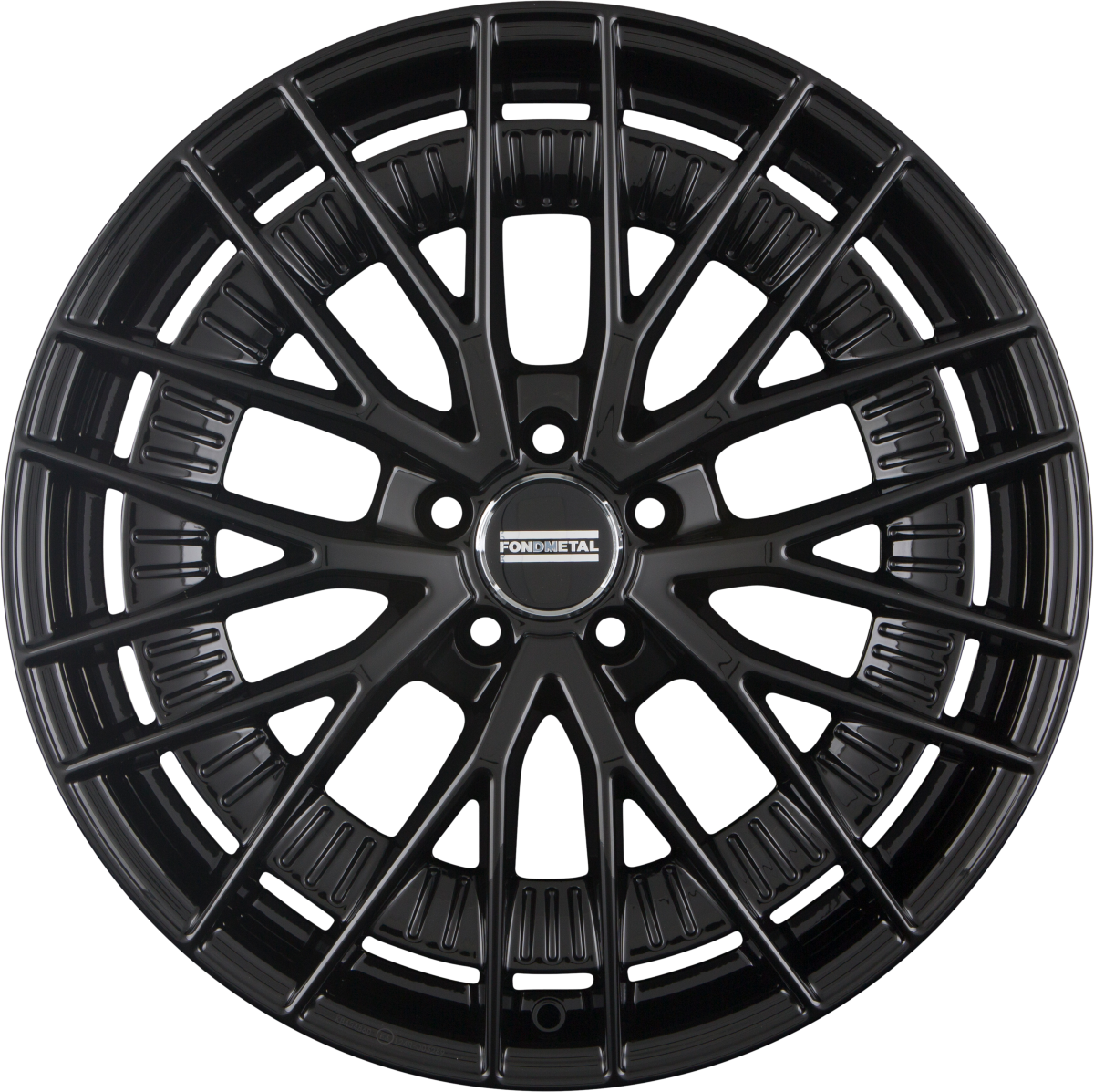 Fondmetal Kari Glossy Black Alufelge 9x21 Zoll ET39 LK 5x112 ML66.6