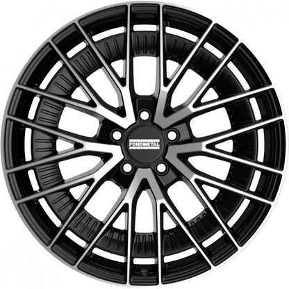 Fondmetal Kari glossy black machined Alufelge 9x21 Zoll ET30 LK 5x112 ML66.5 – Bild 2