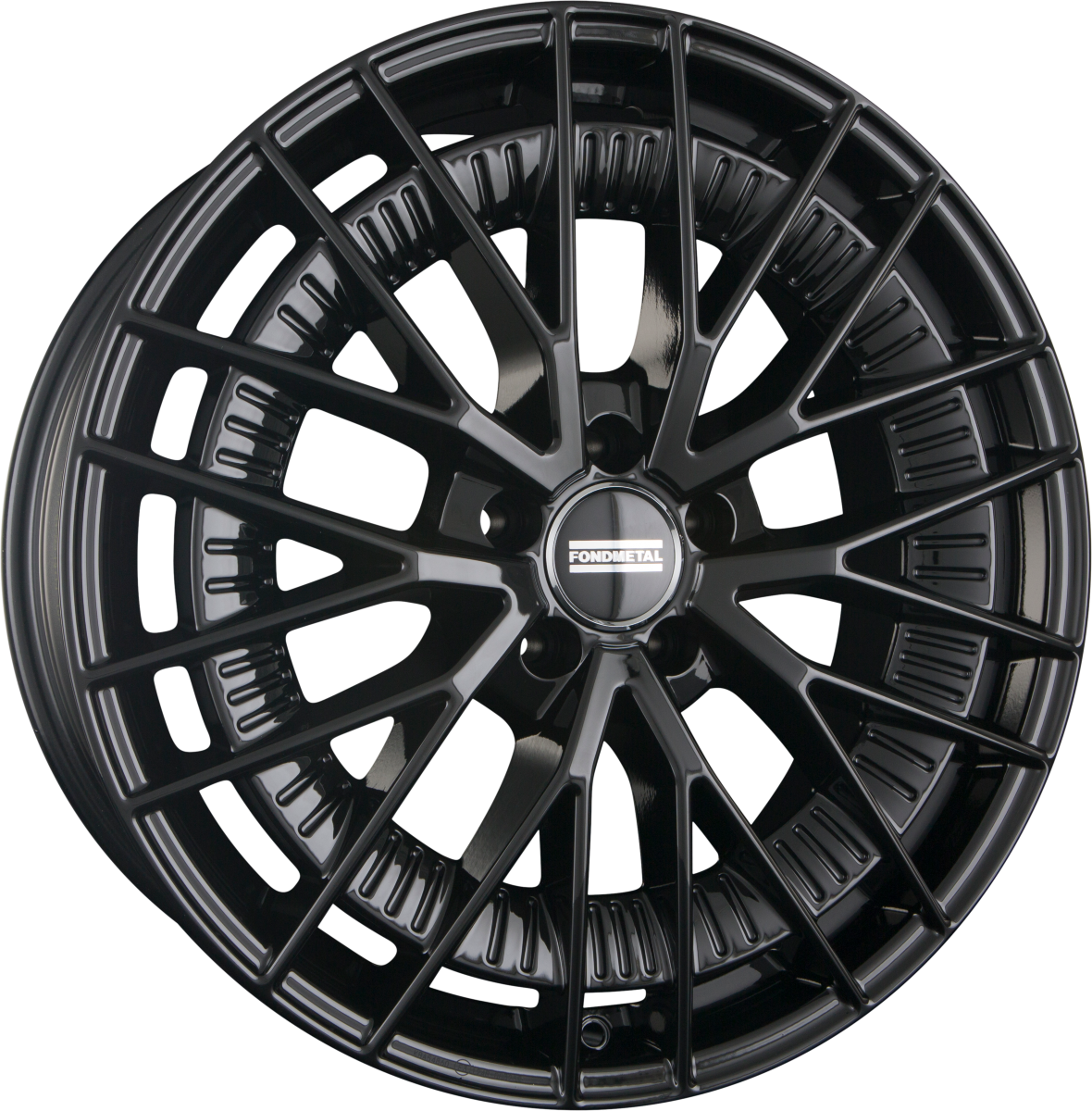 Fondmetal Kari Glossy Black Alufelge 10x21 Zoll ET46 LK 5x112 ML66.6 – Bild 2