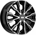 Fondmetal PRO2 glossy black machined Alufelge 6.5x16 Zoll ET54 LK 6x130 ML84.1