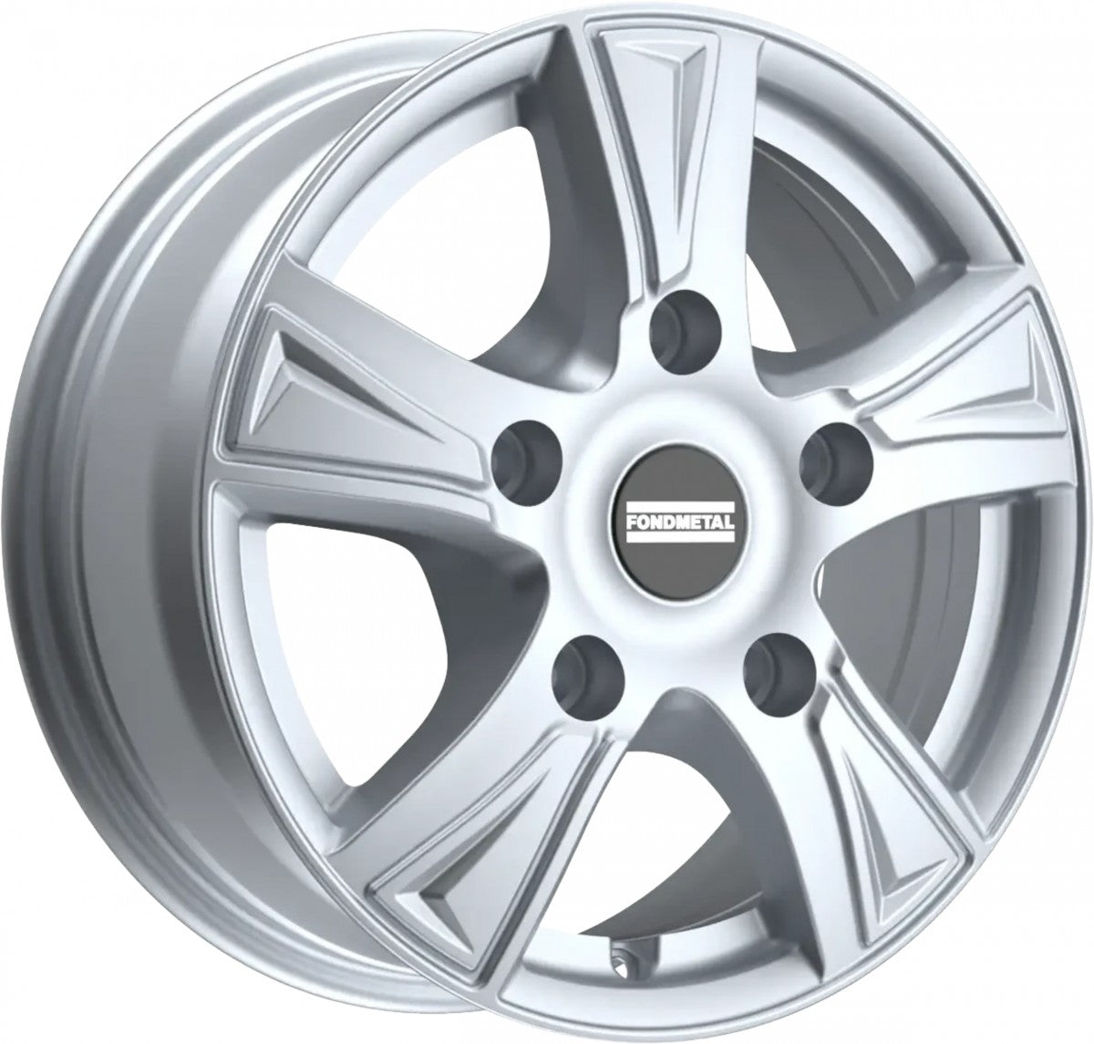 Fondmetal PRO1 glossy silver Alufelge 7x17 Zoll ET45 LK 5x114.3 ML66.1