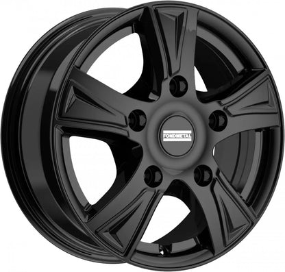 Fondmetal PRO1 glossy black Alufelge 7x17 Zoll ET50 LK 5x120 ML65.1