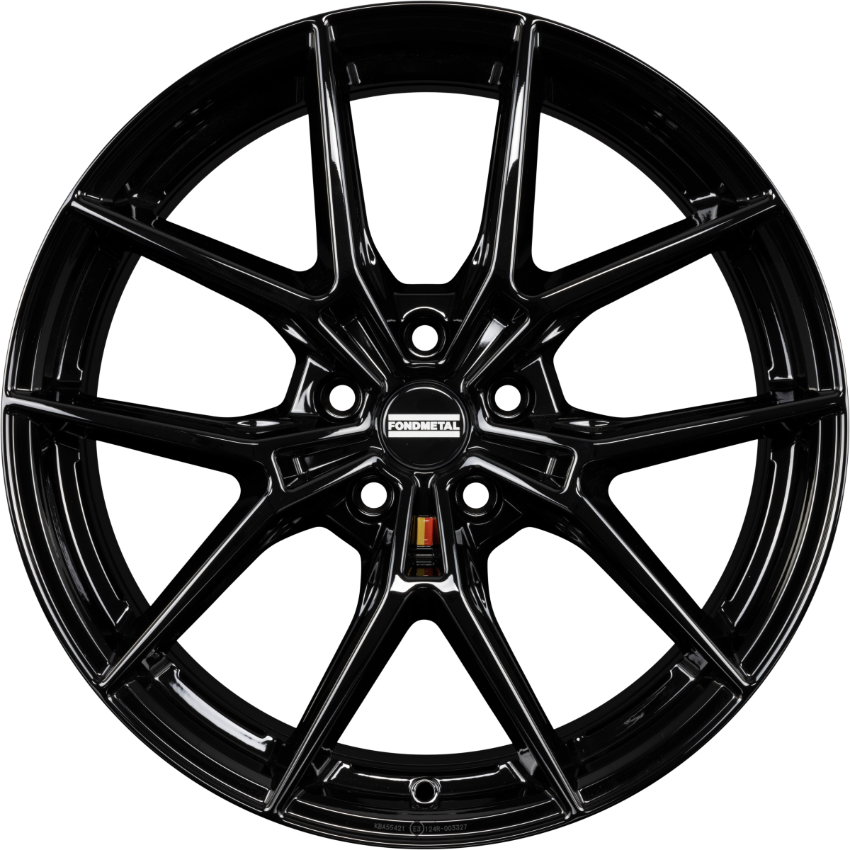Fondmetal Jupiter Glossy Black Felge 8.5x19 Zoll ET32 LK 5x112 ML66.6