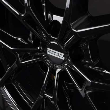 Fondmetal Jupiter Glossy Black Felge 8.5x19 Zoll ET38 LK 5x114.3 ML64.1 – Bild 3