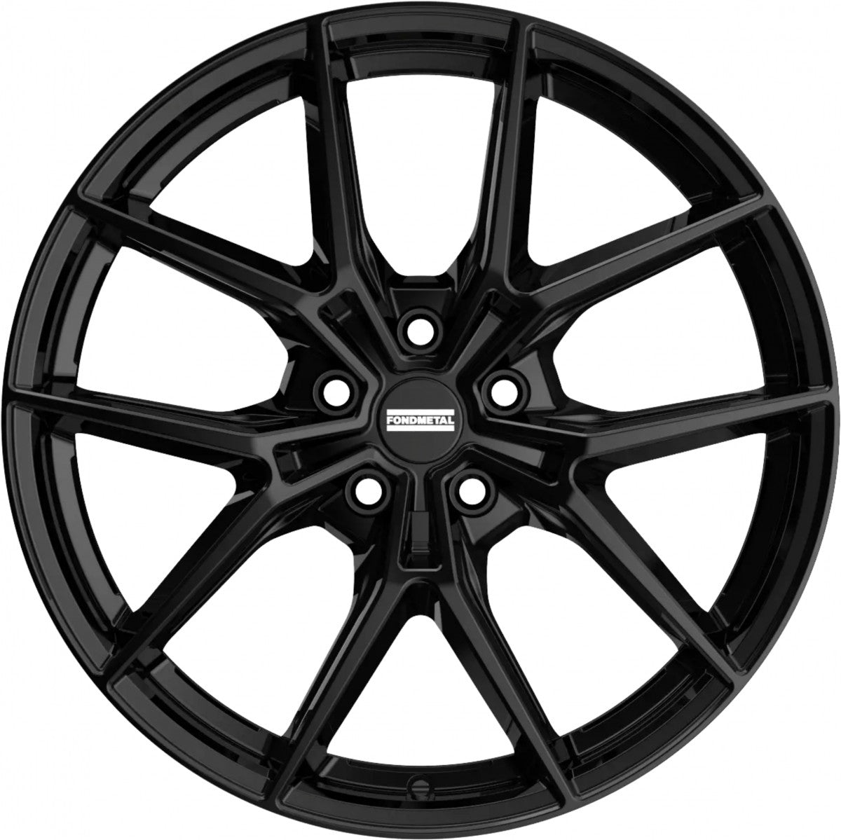 Fondmetal Iupiter glossy black Alufelge 8x19 Zoll ET26 LK 5x112 ML66.5 – Bild 2