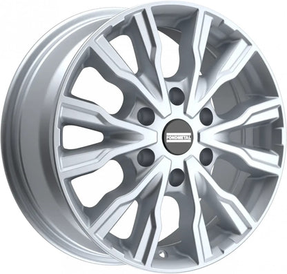 Fondmetal PRO2 glossy silver Alufelge 7x17 Zoll ET48 LK 6x120 ML74.5