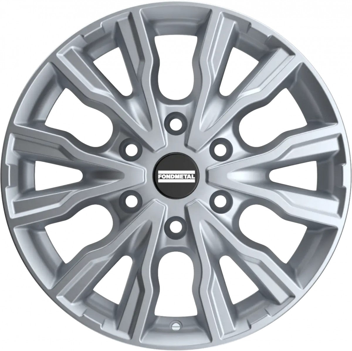 Fondmetal PRO2 glossy silver Alufelge 7x17 Zoll ET48 LK 6x120 ML74.5 – Bild 2