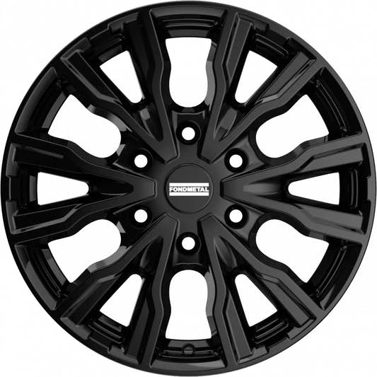 Fondmetal PRO2 glossy black Alufelge 7x17 Zoll ET48 LK 6x120 ML74.5 – Bild 2