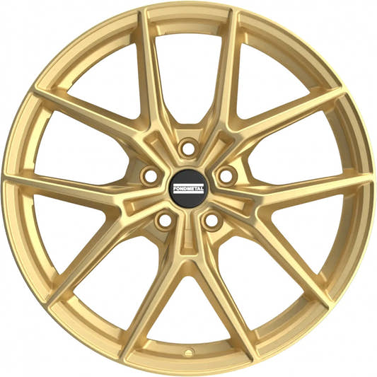 Fondmetal Jupiter Matt Gold Alufelge 8.5x19 Zoll ET38 LK 5x114.3 ML64.1 – Bild 2