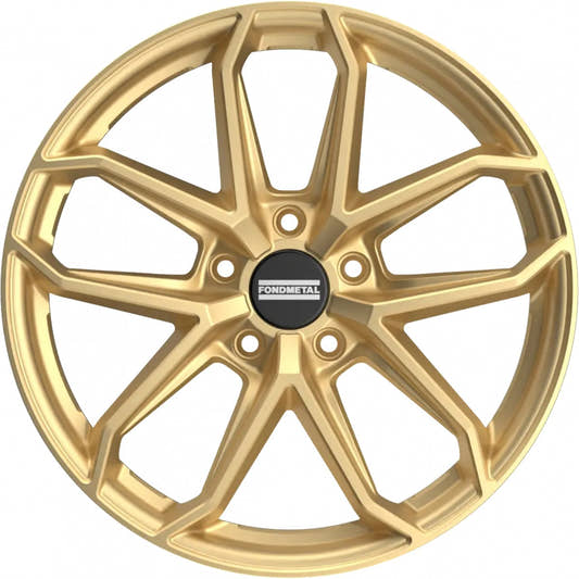 Fondmetal Zelos matt gold Alufelge 11x21 Zoll ET49 LK 5x130 ML71.6 – Bild 2