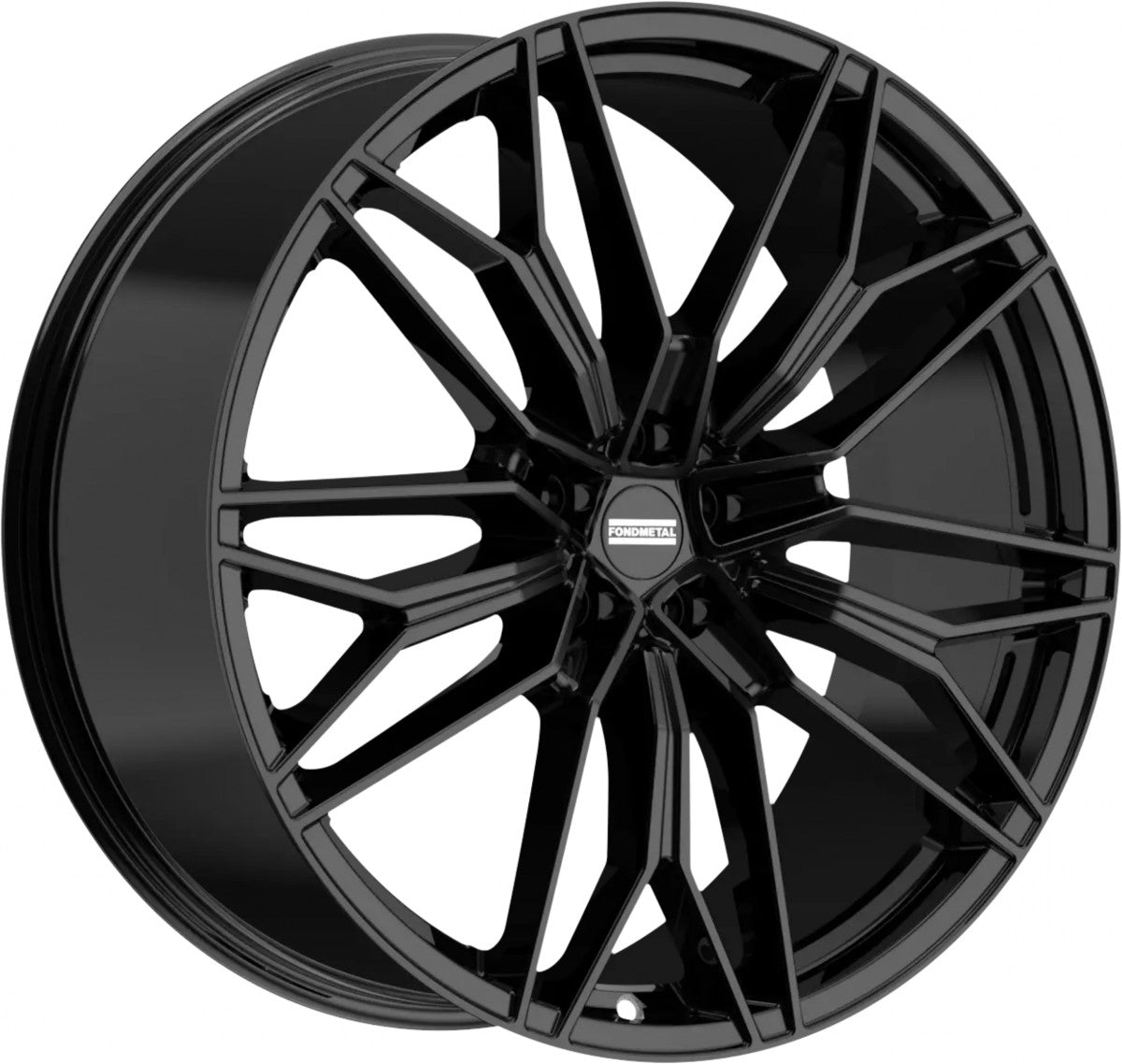 Fondmetal STC-23 glossy black Alufelge 10x23 Zoll ET32 LK 5x112 ML66.5