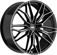 Fondmetal STC-23 glossy black machined Alufelge 10x23 Zoll ET32 LK 5x112 ML66.5