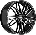 Fondmetal STC-23 glossy black machined Alufelge 11.5x23 Zoll ET38 LK 5x112 ML66.5