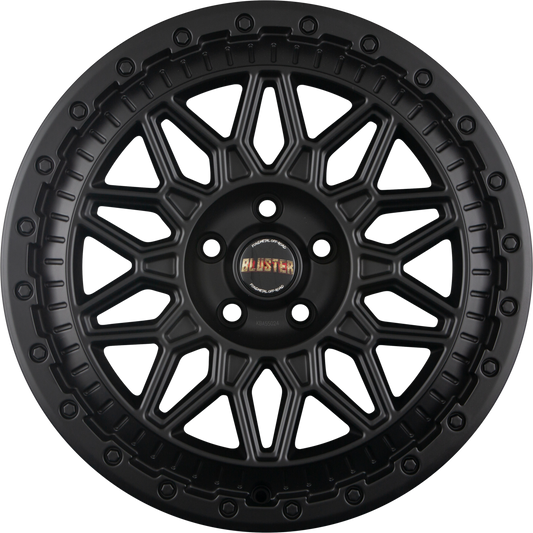 Fondmetal Bluster Matt Black Alufelge 8x18 Zoll ET52 LK 5x130 ML78.1