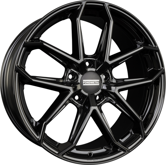 Fondmetal Zelos Glossy Black Alufelge 8.5x20 Zoll ET32 LK 5x130 ML66.6 – Bild 2