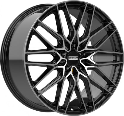 Fondmetal Cratos glossy black machined Alufelge 10x22 Zoll ET20 LK 5x120 ML66.5