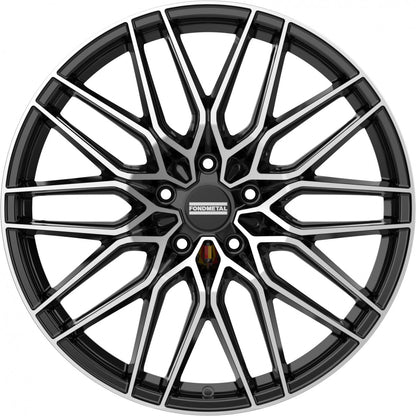 Fondmetal Cratos glossy black machined Alufelge 10x22 Zoll ET20 LK 5x120 ML66.5 – Bild 2