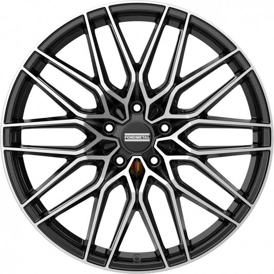 Fondmetal Cratos Glossy Black Machined Alufelge 9.5x21 Zoll ET26 LK 5x120 ML66.6 – Bild 2