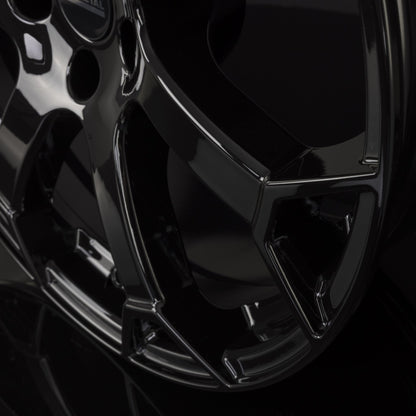 Fondmetal Zephyrus Glossy Black Alufelge 9x20 Zoll ET20 LK 5x112 ML66.6 – Bild 4