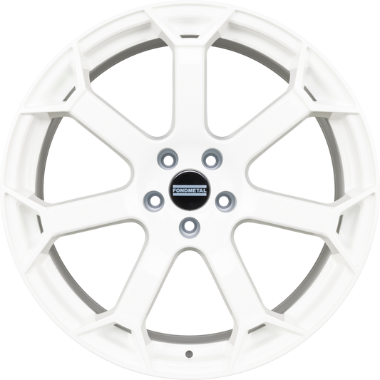 Fondmetal Zephyrus Glossy White Alufelge 9x20 Zoll ET20 LK 5x112 ML66.6
