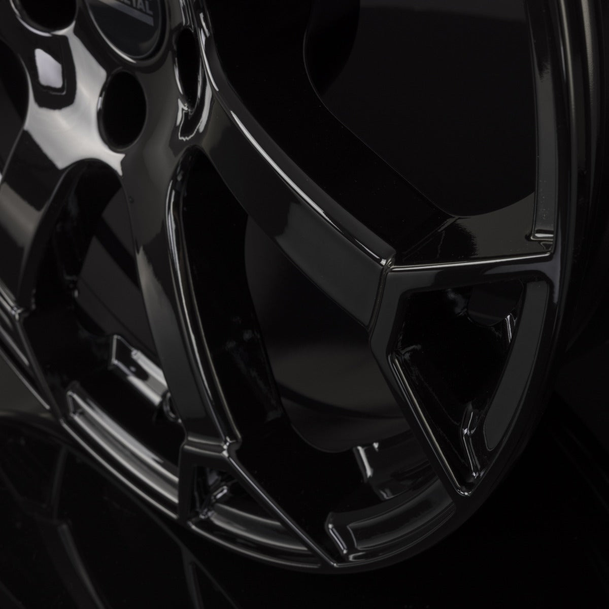 Fondmetal Zephyrus Glossy Black Alufelge 9x20 Zoll ET34 LK 5x112 ML66.6 – Bild 4