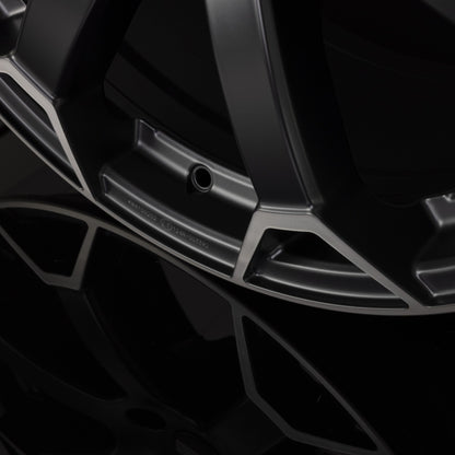 Fondmetal Zephyrus Matt Black Machined Alufelge 9x20 Zoll ET46 LK 5x112 ML66.6 – Bild 4