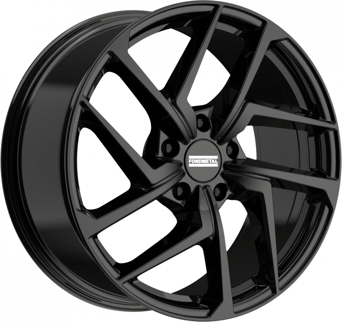 Fondmetal Taara glossy black Alufelge 9.5x21 Zoll ET41 LK 5x112 ML66.5
