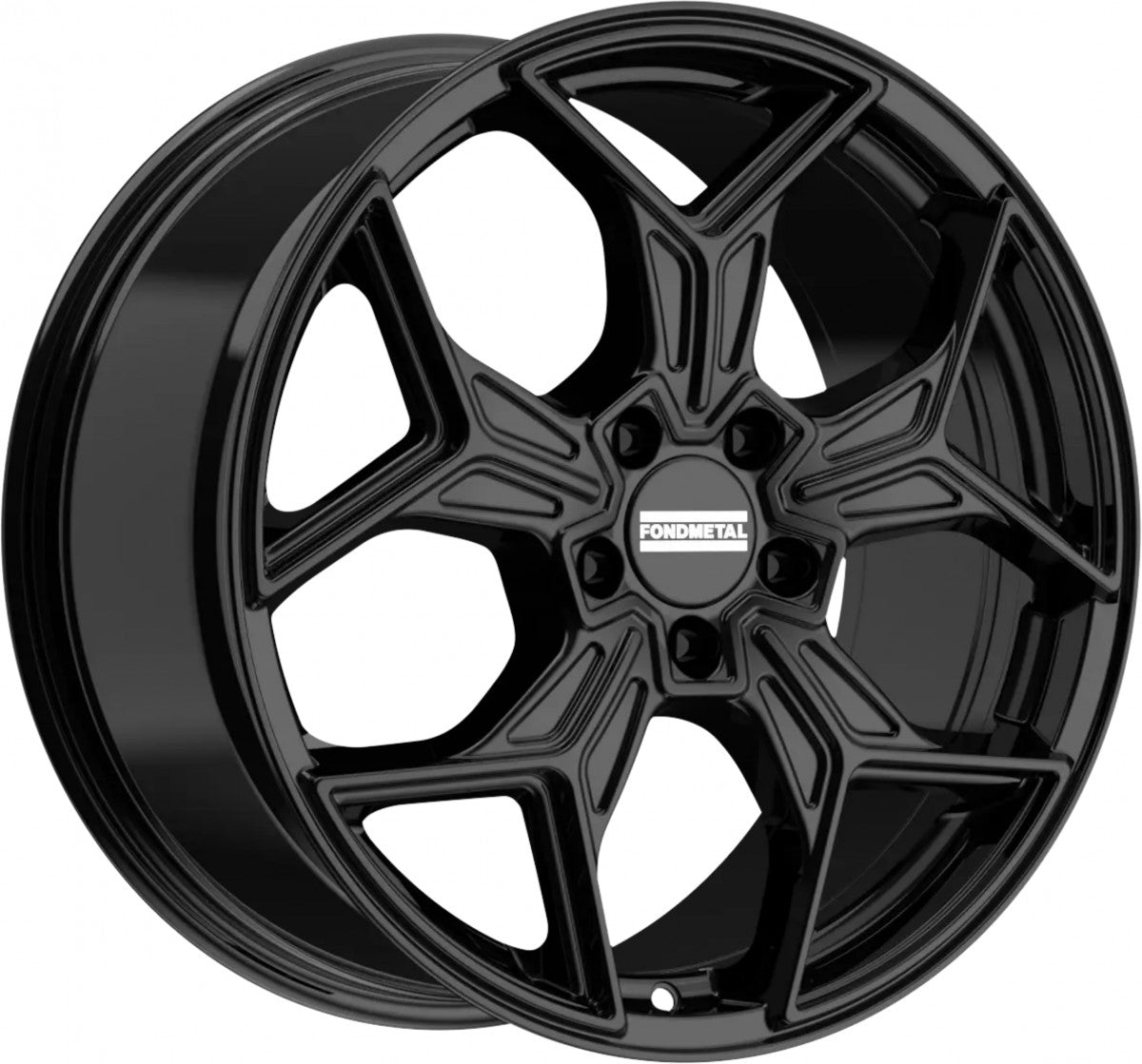 Fondmetal Taranis glossy black Alufelge 9.5x20 Zoll ET22 LK 5x112 ML66.5