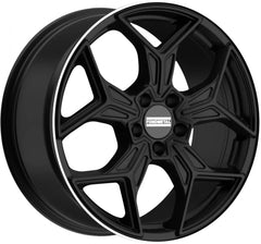 Fondmetal Taranis matt black machined lip Alufelge 9.5x20 Zoll ET22 LK 5x112 ML66.5
