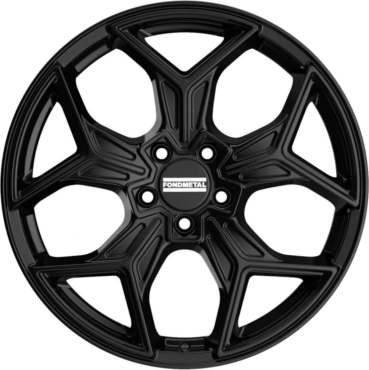 Fondmetal Taranis glossy black Alufelge 9.5x20 Zoll ET43 LK 5x112 ML66.5 – Bild 2