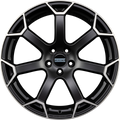 Fondmetal Zephyrus Matt Black Machined Alufelge 8.5x19 Zoll ET40 LK 5x130 ML66.6