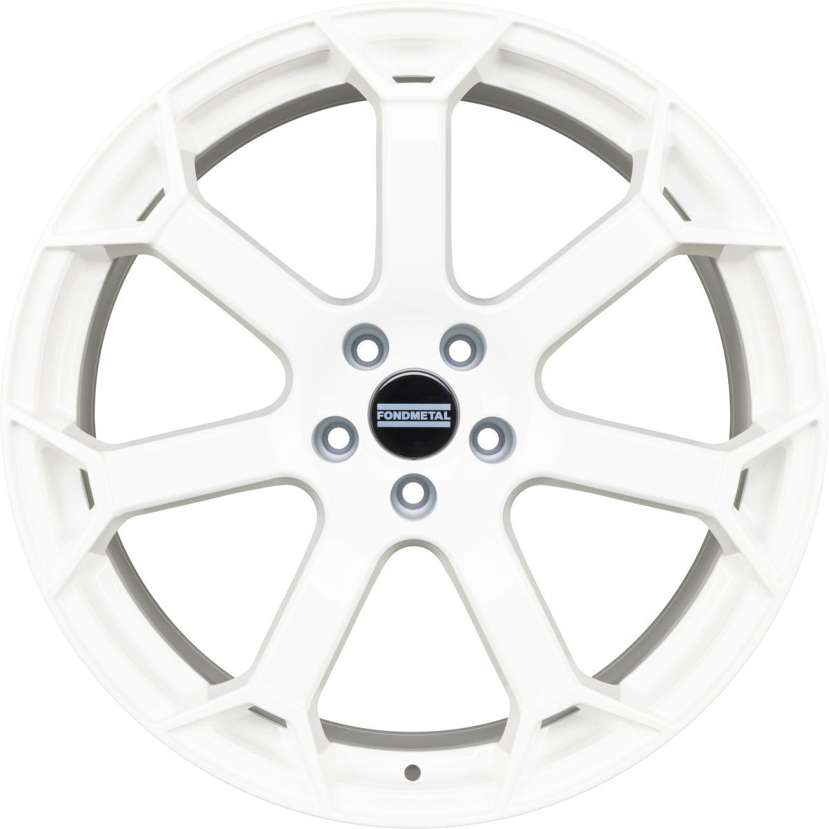 Fondmetal Zephyrus Glossy White Alufelge 8.5x19 Zoll ET40 LK 5x130 ML66.6