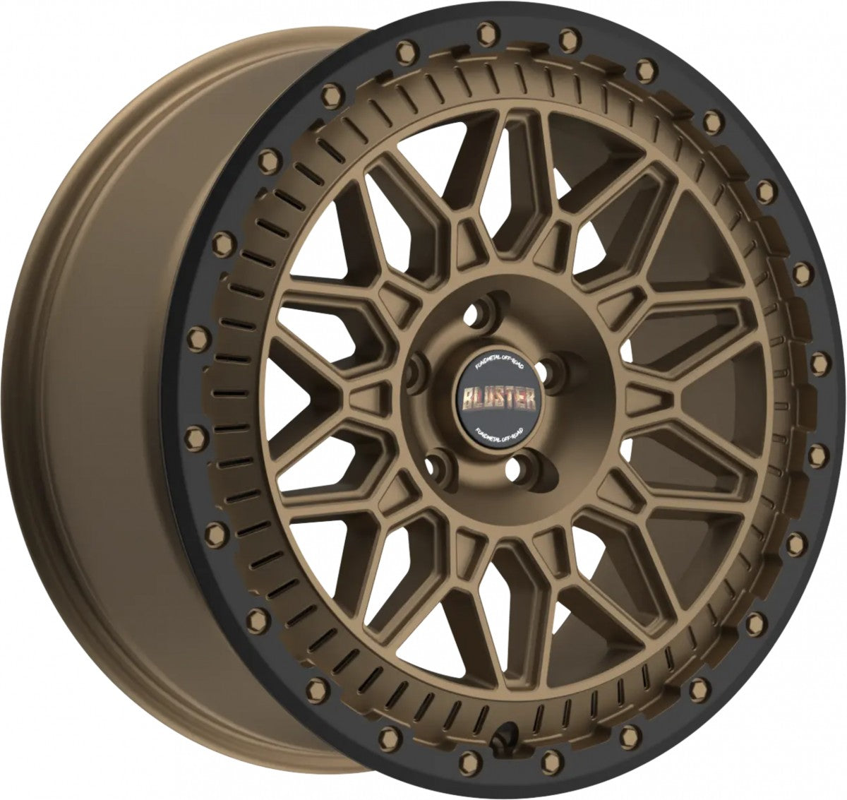 Fondmetal Bluster matt braun black lip Alufelge 9x20 Zoll ET48 LK 6x139.7 ML95.1