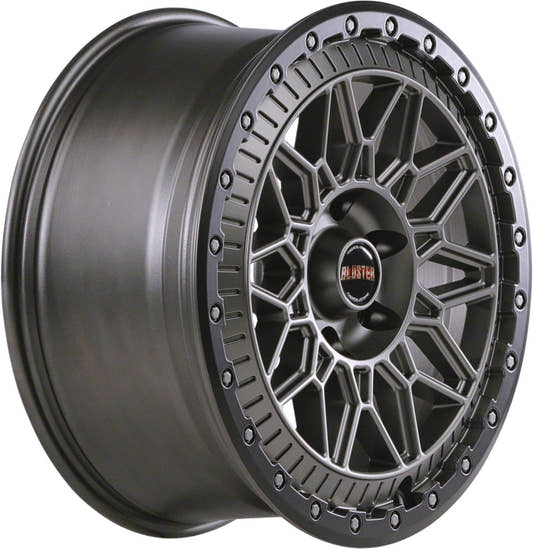 Fondmetal Bluster matt titanium black lip Alufelge 9x20 Zoll ET48 LK 6x139.7 ML93