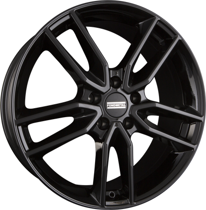 Fondmetal Koros Glossy Black Alufelge 9.5x19 Zoll ET45 LK 5x114.3 ML64.1 – Bild 2
