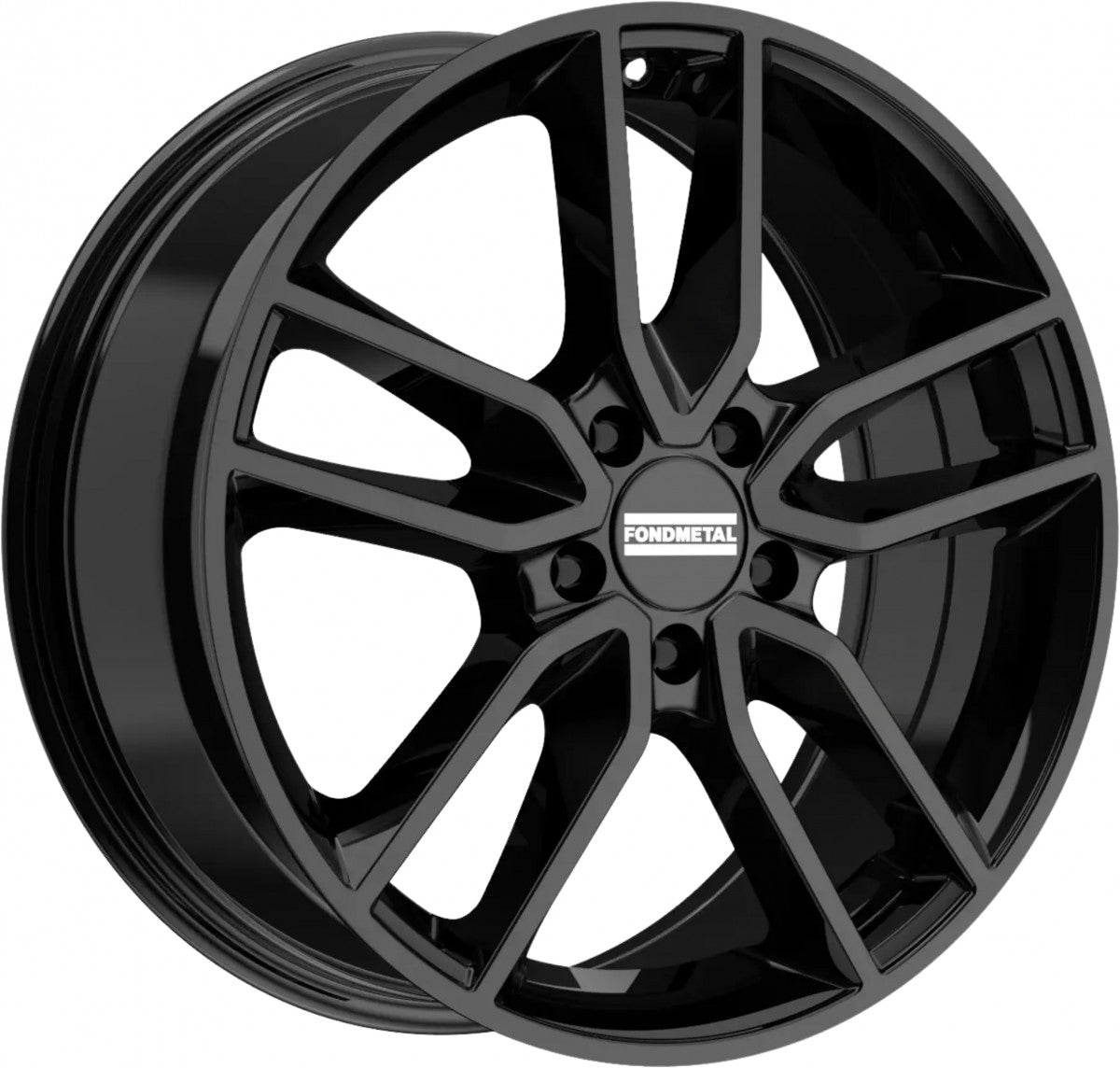 Fondmetal Koros glossy black Alufelge 9x19 Zoll ET20 LK 5x112 ML66.5