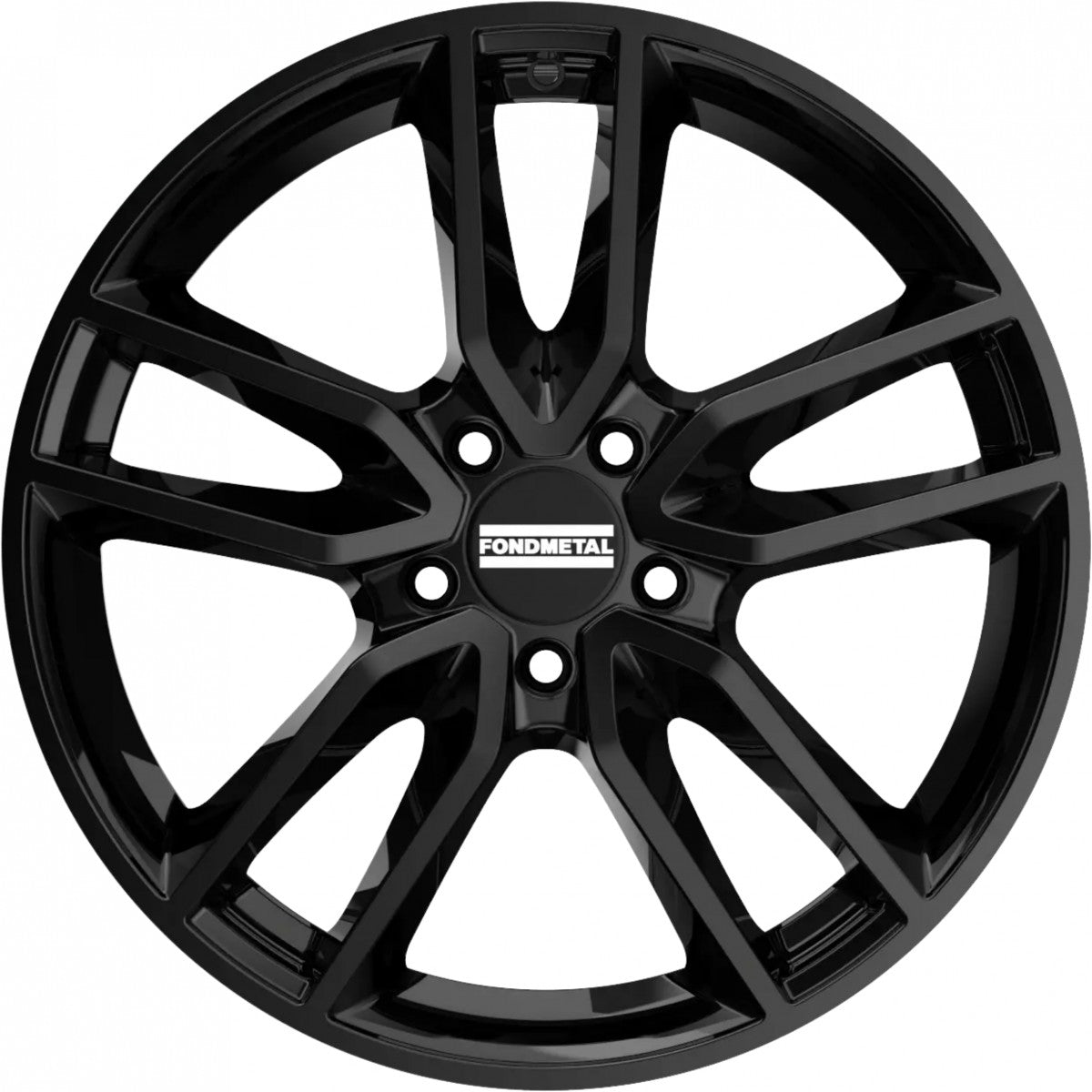 Fondmetal Koros glossy black Alufelge 9x19 Zoll ET20 LK 5x112 ML66.5 – Bild 2