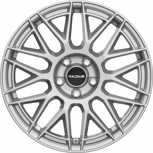 Radius WI42 silver Alufelge 6.5x18 Zoll ET38 LK 5x114.3 ML66.1 – Bild 2