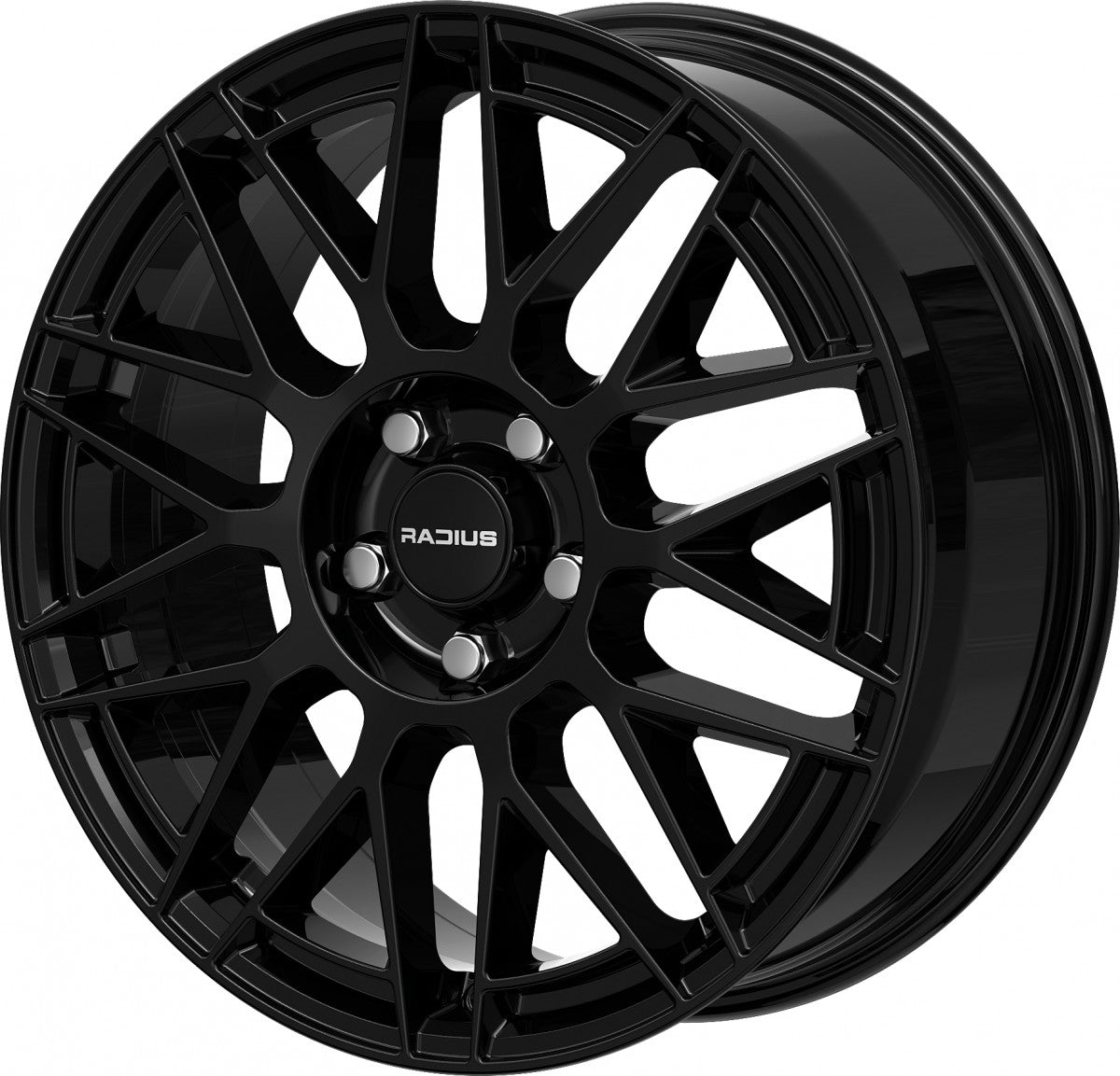 Radius WI42 glossy black Alufelge 6.5x18 Zoll ET38 LK 5x114.3 ML66.1 – Bild 8