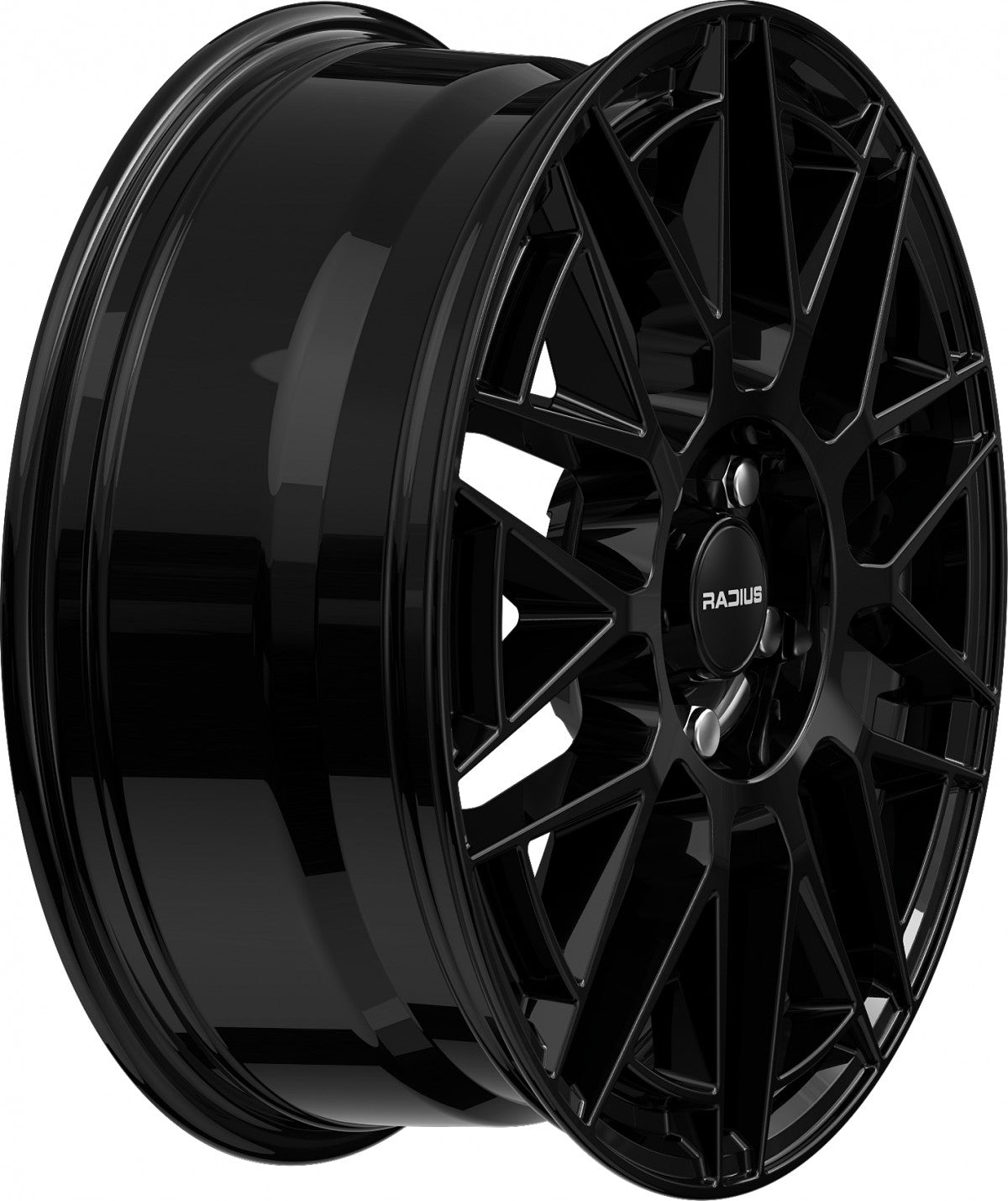 Radius WI42 glossy black Alufelge 7x18 Zoll ET38 LK 5x112 ML57.1 – Bild 5